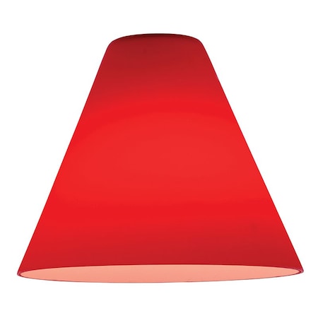 Access Lighting Inari Silk, Martini Pendant Glass Shade, Red Glass 23104-RED